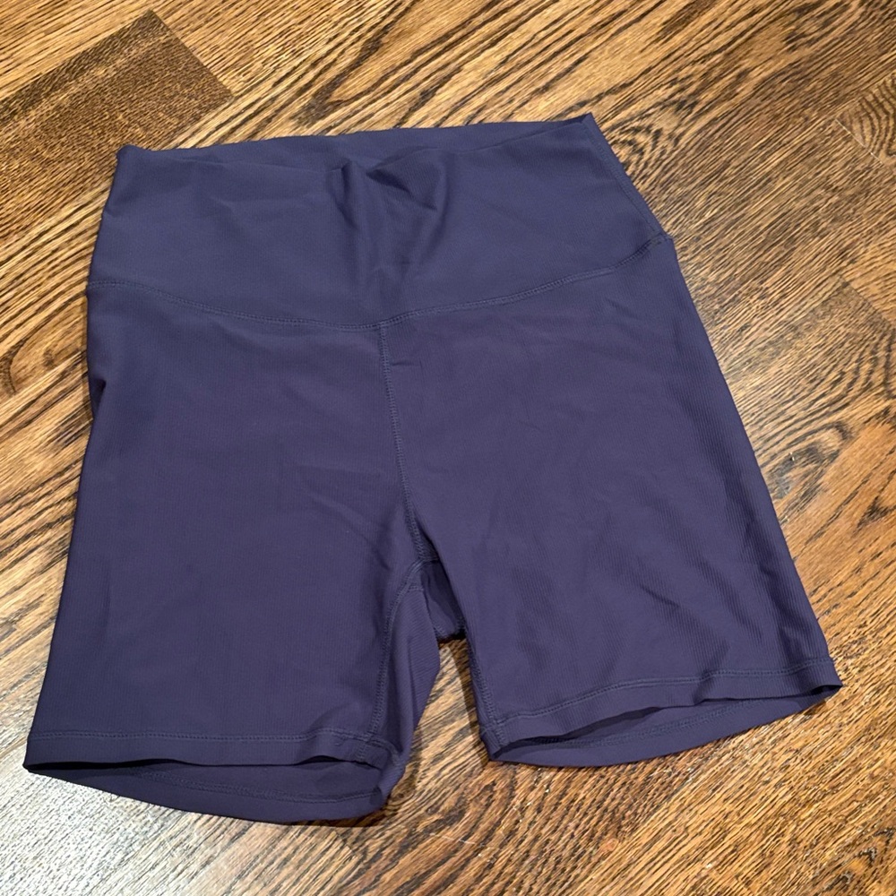 Purple biker shorts
